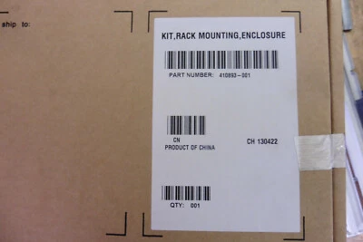 New HP 410893-001 Rack Mounting Enclosure Kit - Photo 1/2
