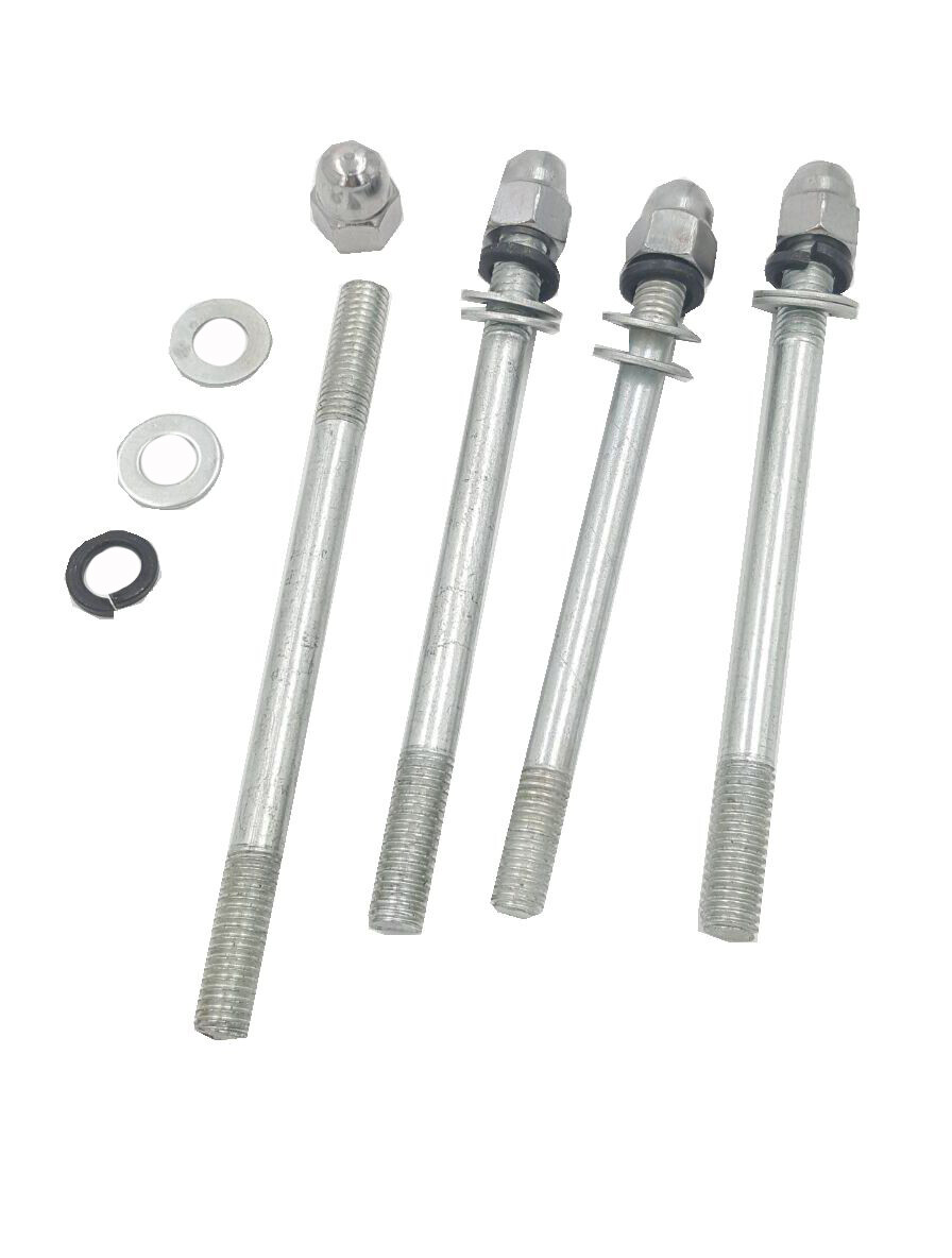 Motor Mount Block And 8mm Studs Set For 66cc/80cc/YD100 Gas - Foto 5