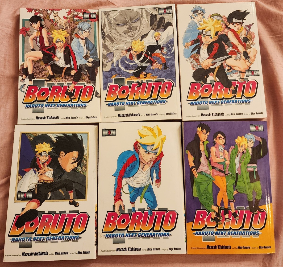 Boruto 英語版全巻セット BORUTO Naruto Next Generation Manga Vol 1-5, 11 Set English