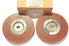 Weiler 6" Polyflex Encapsulated Crimped Wire Wheel Narrow Face 5/8-1/2 Arbor