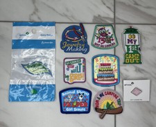 New Girl Scouts Brownie Badges Iron on Badge Patches lot A4