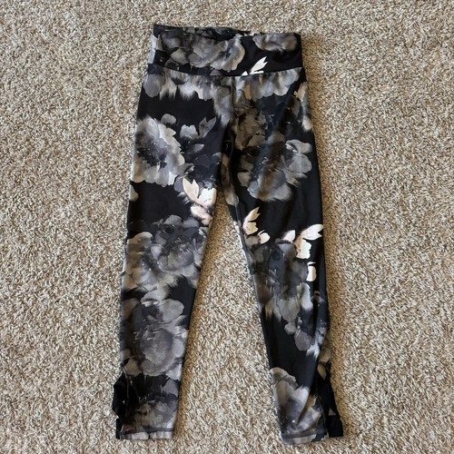 Old Navy Girls Large (10-12) Floral Active Go Dry Leggings (approx 22x36) - Picture 3 of 9