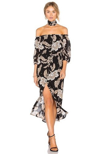 BARDOT Jessa Paisley Print Maxi Dress Sz 6 Black BNWT Party Cocktail Gypsy Boho - Picture 2 of 11