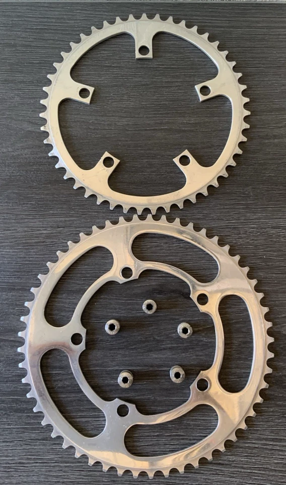 ANILLOS DE CADENA ZEUS (2) 53-47 DIENTES 118 BCD ZEUS PERNOS DE ANILLO DE CADENA (5) Foto 4 de 4