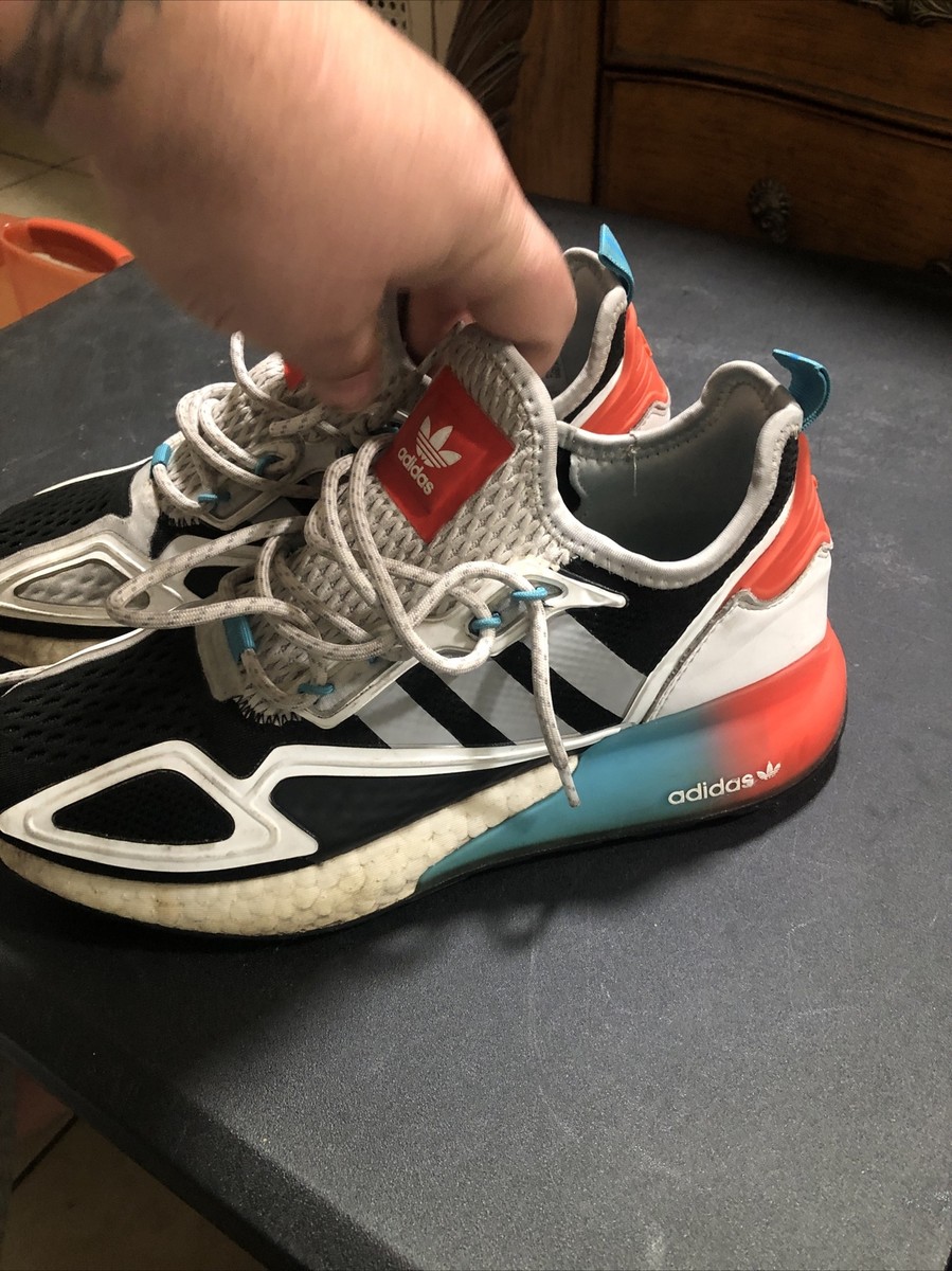 Size 8.5 - adidas ZX 2K Boost White Multi W for sale online Size 8.5 - adidas ZX 2K Boost White Multi W for sale online