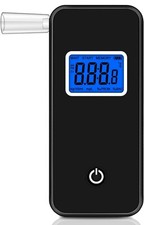 QTlier AT7700 Black Portable Digital Display Electronic Breathalyzer