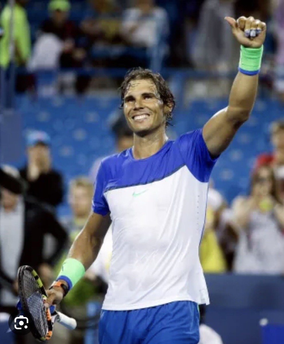 Nike Rafa Nadal 2015 Cincinnati Tennis Shirt Large AeroReact RF