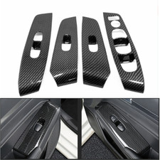 ABS Carbon Fiber Look Window Switch Panel Cover Trim For Nissan Altima 2019-2023