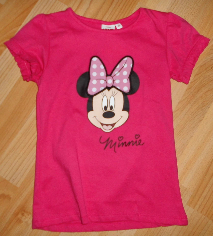 T-shirt Minnie Mouse Disney +  Größe 122  + pink Sommer cool - Bild 1 von 1