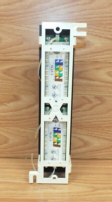 Signamax Wallmount Mini CAT 5e Patch Panels With 89D Bracket *USED* 