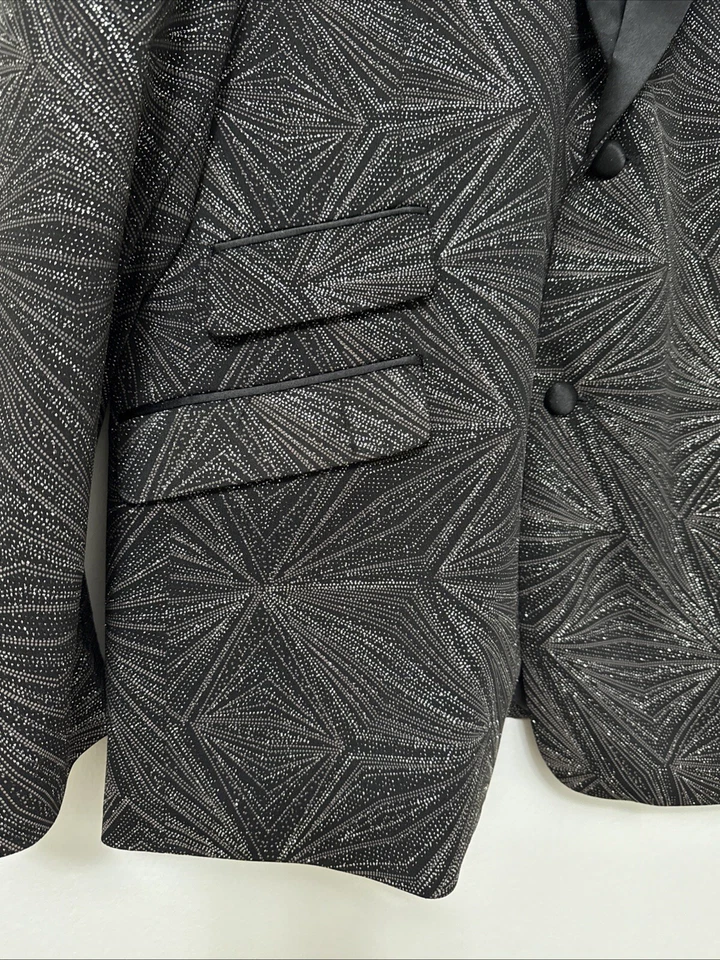 NWT Blu Martini Tuxedo Coat XL #63827 Jacket Prom, Wedding, New Years Suit Men’s - Image 3 of 4