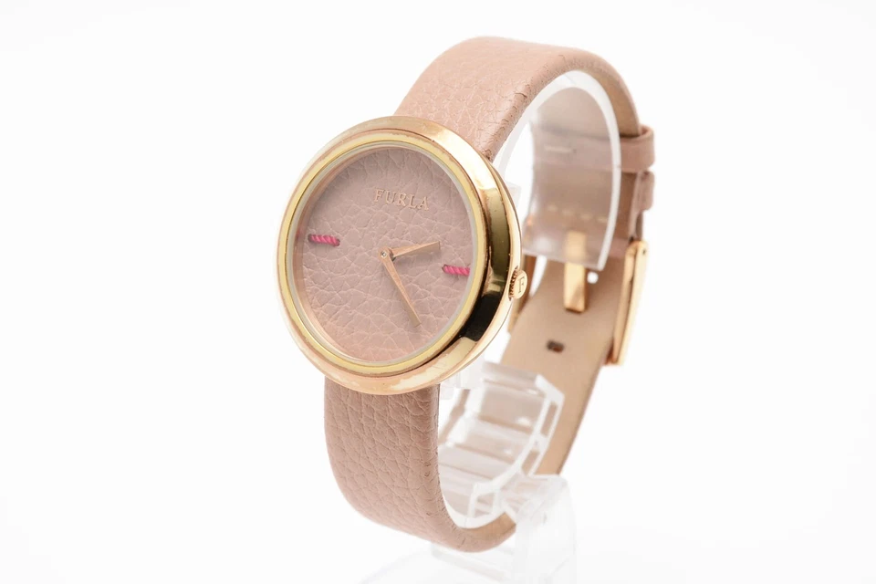 [Excellent + 5] FURLA Mypiper R4251110502 Ladies Pink Leather Watch From JAPAN - Image 3 of 4