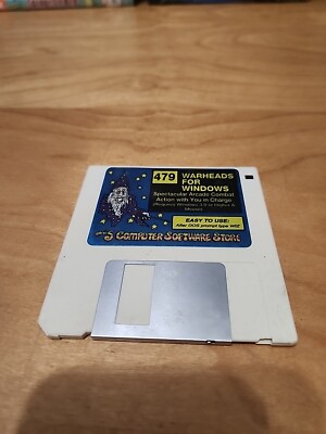 Warheads For Windows #479 GAME PC MS-DOS COMPUTER 3.5'' INCH FLOPPY DISK(S)