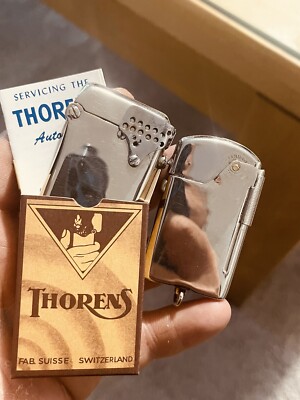 Thorens und Dubsky Benzinfeuerzeug Lighter Briquet