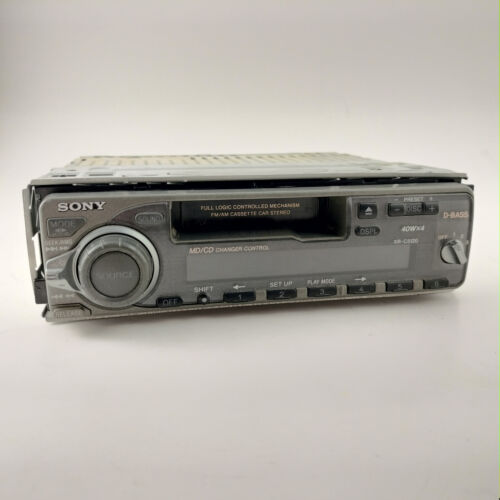 Sony XR-C5120 FM/AM Cassette Car Stereo Radio -Changer Control-Untested FREESHIP