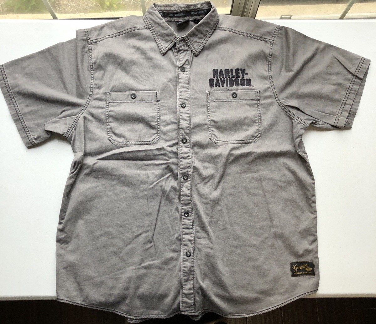 Harley-Davidson Men's Genuine Classics Eagle Garage Shirt 99003