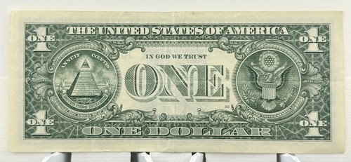 TRAILING Five in a Row 5s (...55555) Dollar Fancy Serial Number Dollar - Picture 3 of 3