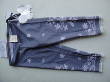 ANGELA FROST NWT Girls Flutter by Leggings Gray Butterfly Pants Bling Size 4