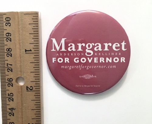 Margaret Anderson Kelliher For Governor Political Campaign Pin Minnesota 2.25" - Picture 3 of 3