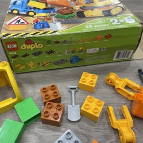 Lego Duplo Town Truck & Tracked Excavator Dump &ndash; 10812 (26 Pieces) Complete EUC