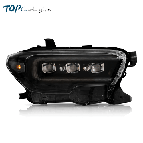 Faros proyectores LED 2*VLAND para Toyota Tacoma 2016-2023 con señal secuencial - Imagen 2 de 19