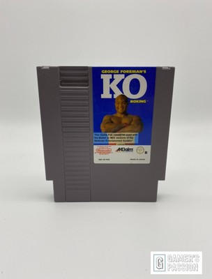 George Forman´s KO Boxing   NES   sehr gut   Anleitung   Schutzhülle   Schuber