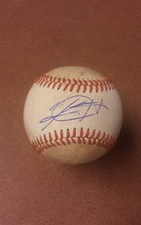 Kyle Holder Signed Autographed Baseball on used Minor league Ball. Yankees