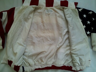 VINTAGE RARE 1993 LIMITED EDITION AMERICAN FLAG SOFT FLEECE JACKET