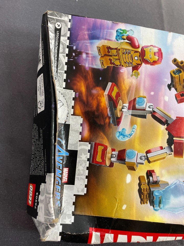 LEGO 76203 Marvel Avengers Iron Man Mech Armor Building Toy Set Age 7