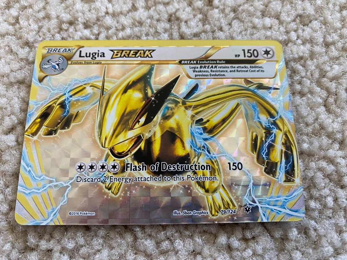 Pokemon TCG BREAK Rare Card Pokmon TCG Lugia BREAK Card #79/124 Rare BREAK, Fates Collide Set, Near Mint Condition Near Mint Pokmon TCG Card Pokemon TCG BREAK Rare Card Pokmon TCG Lugia BREAK Card #79/124 Rare BREAK, Fates Collide Set, Near Mint Condition Near Mint Pokmon TCG Card