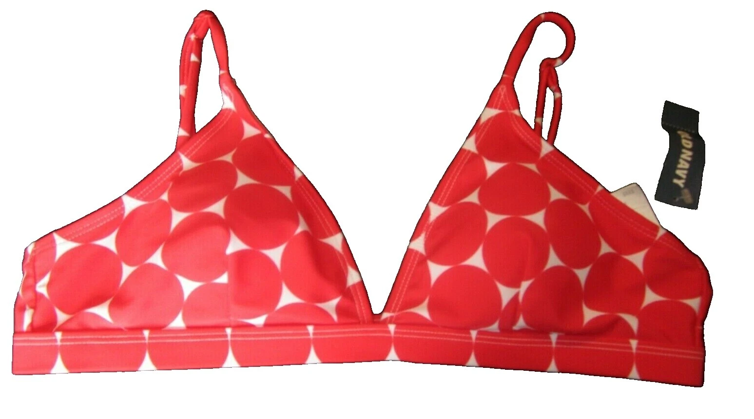 Купальник женский Old Navy в горошек белый