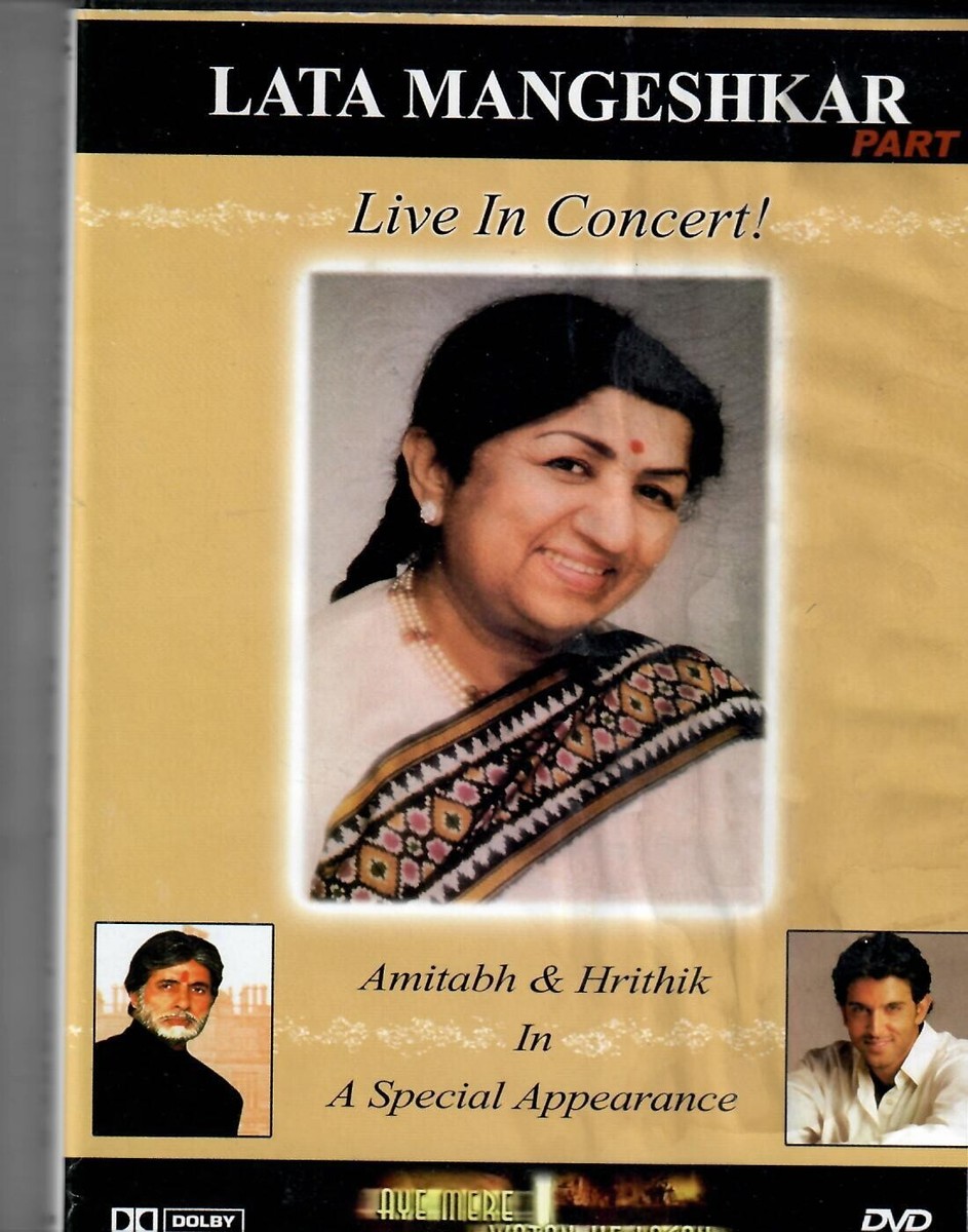 lata mangeshkar - live in concert : part 2 [Dvd] | eBay 