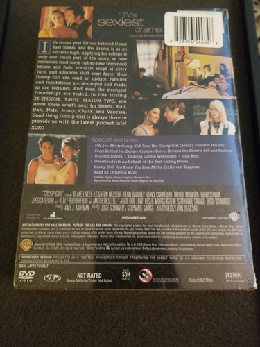 Gossip Girl The Complete Second Season Sealed DVD Set - Picture 2 of 2