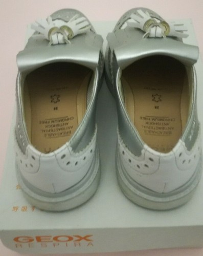 GEOX THYMAR silver argento scarpe Bambina mis. EU 28 US 10,5 - Foto 3 di 4