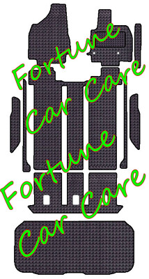 FOR TOYOTA ESTIMA HYBRID 9 PCS as 7 SEATER + BOOT TAILORED RUBBER MAT in 3 & 5MM