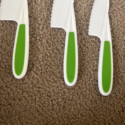 3-Pack Knives for Kids, Nylon Kitchen Baking Knife Set Children's Cooking Knives - Picture 5 of 5
