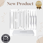 Pimple Popper Tool Kit, 15 PCS Professional Stainless Steel Blackhead Remover C