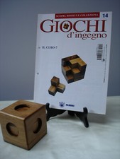 Giochi d'ingegno in legno 14 - Fabbri Editori 2004 con fascicolo - Il Cubo 7