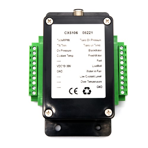 Single Channel NMEA2000/ N2K Converter 0-190ohms Up To 13 Sensor For Marine Boat - Foto 3 di 11