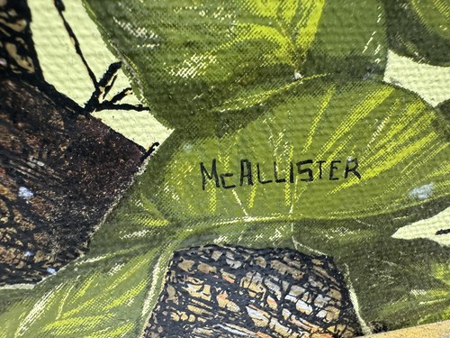 Vintage Kunstwerk. Vogelnest, von McAllister. Druck - Bild 2 von 6