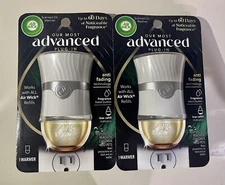 Lot Of 2 Air Wick Advanced Scented Oil Electrical Plug Diffuser Oils Warmer