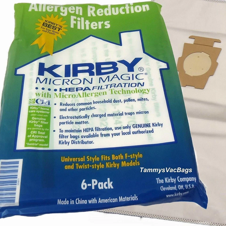 4 x For KIRBY VACUUM BAGS:24 Sentria UNIVERSAL~ F Style MICRON MAGIC Hepa  - Image 2 of 4