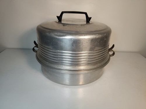VTG Regal Ware Aluminum Cake & Pie Carrier with Locking Lid & Handle 3 Piece USA - 第 8/19 張圖片