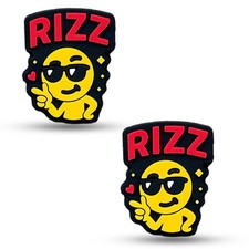 Tennis Racket Dampener - Cute Fun Rizz Design - 2-Pack - Vibration  Noise-Re...