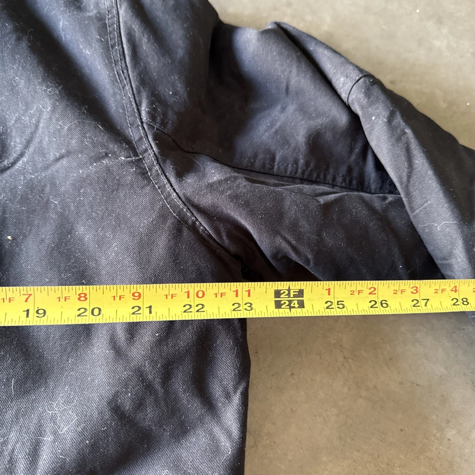 Wantdo Jacket Mens M Canvas BLACK Full Zip Faux Fur Lined Winter Warm Utility - product detail image 7