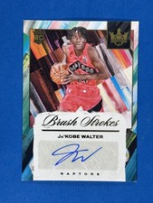 2024-25 Court Kings Brush Strokes Ja'Kobe Walter Autograph RC #/99 Raptors