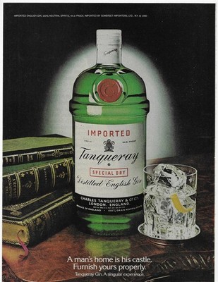TANQUERAY ORIGINAL PRINT AD