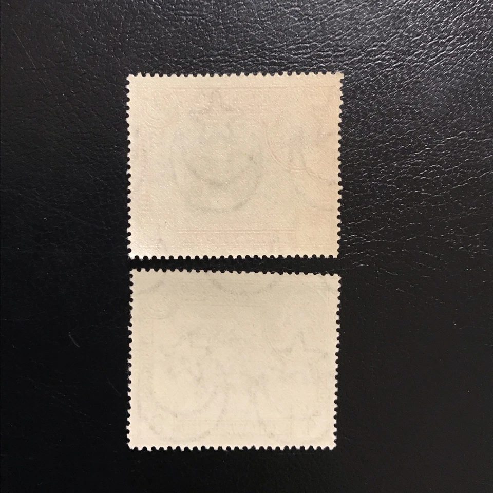 Selos de prata do Jubileu de Bahawalpur - 1949, sem marca de charneira - Imagem 2 de 2