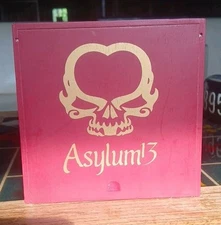 Asylum 13 Corojo 80 x 6 Empty Wooden Cigar Box 6.5" x 6.75" x 5.5"