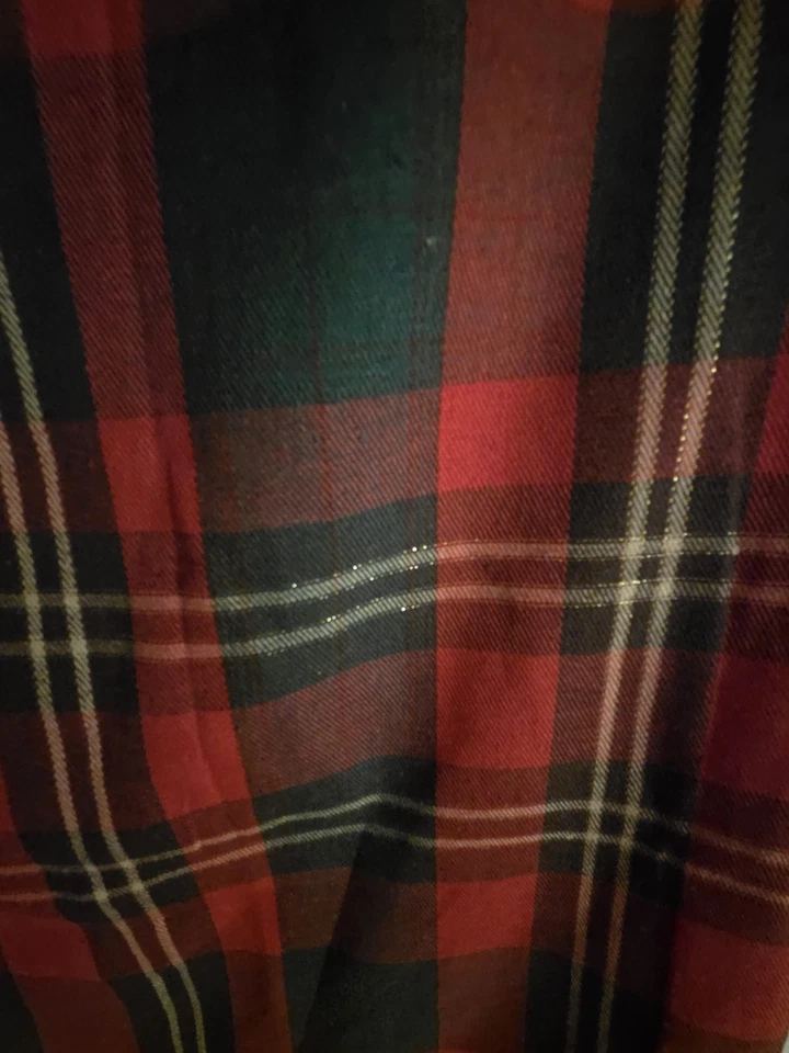 Rectangle Christmas Plaid Pillow Cover With Zipper - Image 3 of 4